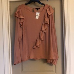 Lane Bryant Ruffle Blouse.